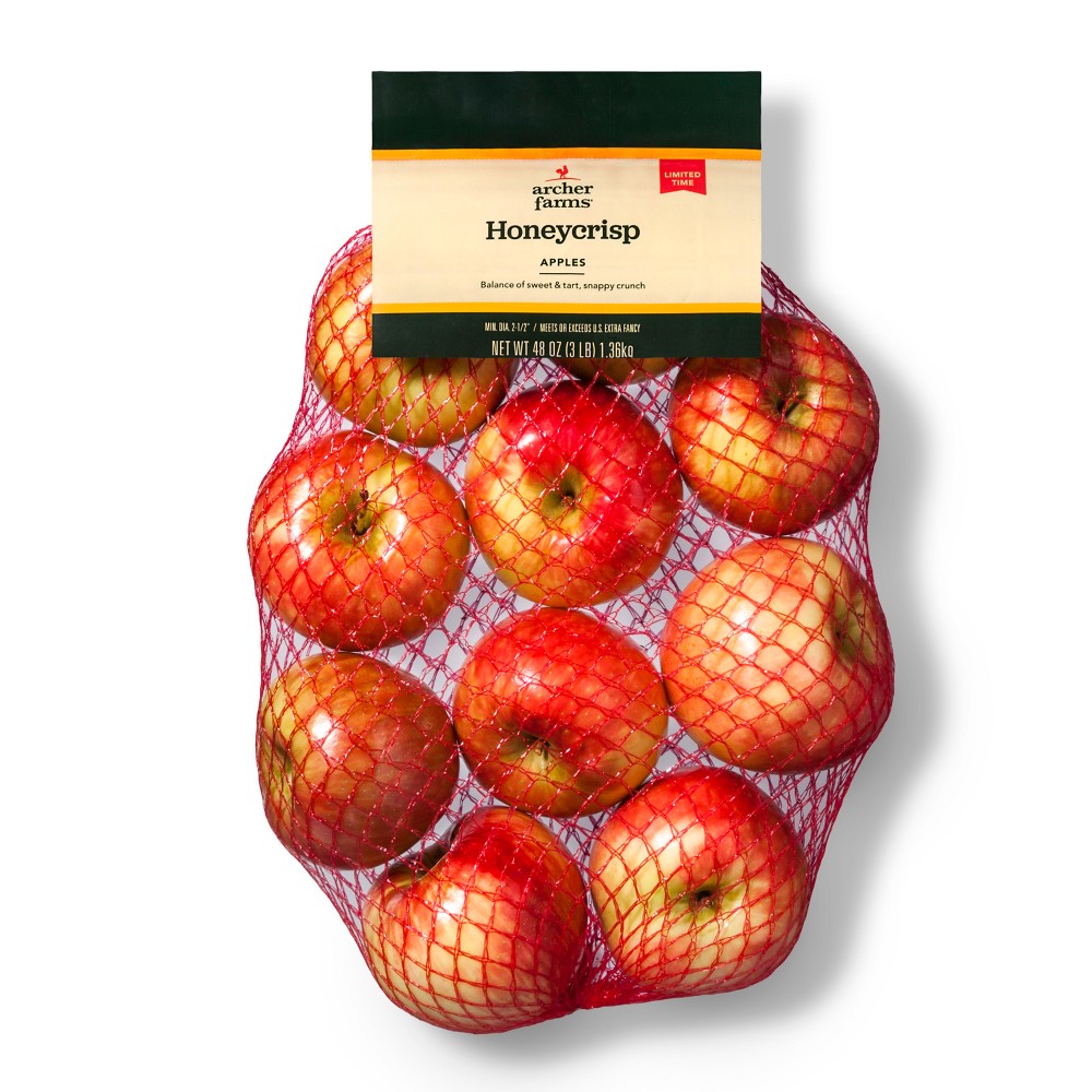 Honeycrisp Apples - 3lb Bag - Archer Farms