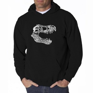 LA Pop Art Men's Word Art Hooded Sweatshirt - TREX - 1 of 4