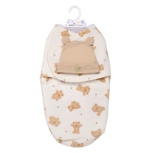 Baby Starters Newborn Wearable Swaddle Blanket with Hat, 0-3M - 1 of 1