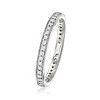 Ross-Simons 0.33 ct. t.w. Lab-Grown Diamond Eternity Band in Sterling Silver - 3 of 4