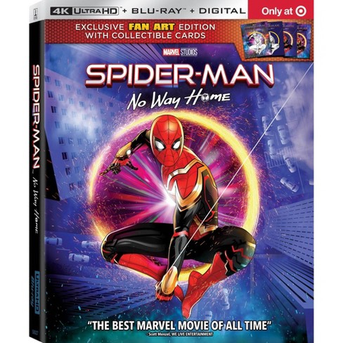 Spider-man: No Way Home (target Exclusive) (4k/uhd+ Blu-ray + Digital) :  Target