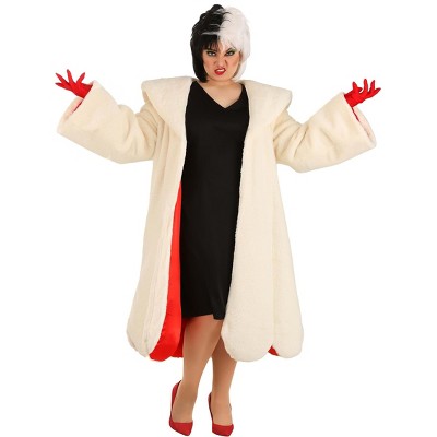 Disguise Disney Cruella Live Action Red Dress Tween Deluxe