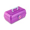 Caboodles Makeup Bag Purple Sparkle Showgirl On-The-Go Girl - 2 of 4