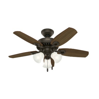 Elegant 42" New Bronze Ceiling Fan with Cherry & Mahogany Blades