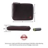 Alpine Swiss Logan Zipper Bifold Wallet For Men or Women RFID Safe Comes in a Gift Box - 3 of 4