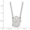 Black Bow Jewelry 10k White Gold Georgia Bulldogs NCAA Necklace 18 Inch - 2 of 4