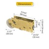 Brixwell 900-22693-Npb Patio Door Roller Tandem Precision Bearing 1-1/2" Nylon Wheel Type - 2 of 4