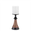 Tapered Wood and Metal Candle Holder (Set of 2) - 4 of 4
