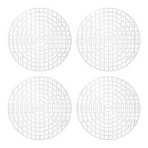 Unique Bargains Round Plastic Sewing Knit Crochet Mesh Canvas Sheets - 1 of 4