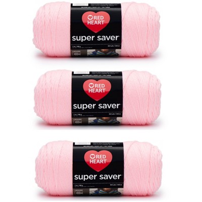 Red Heart Super Saver Yarn 24 Pack-Baby Pink