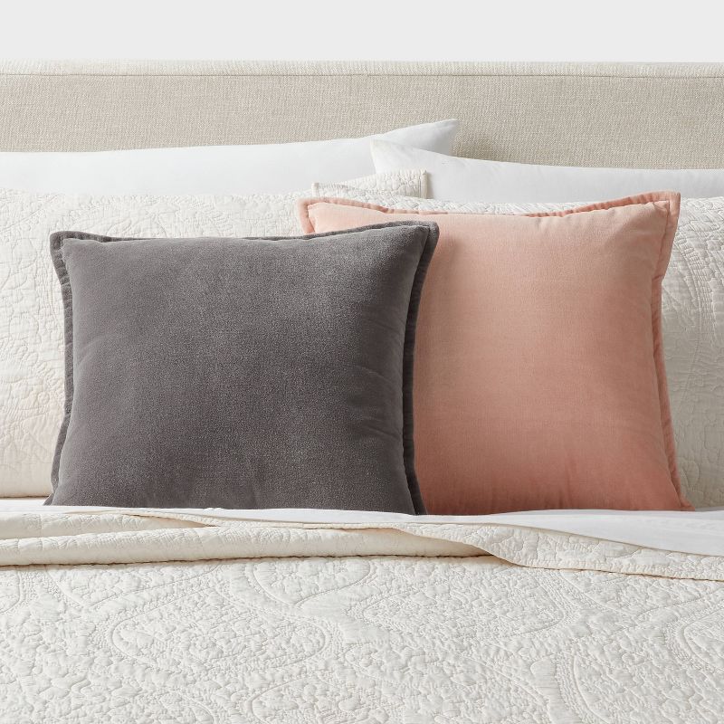 Cotton Velvet with Linen Reverse Oblong Dec Pillow - Threshold™, 2 of 5