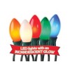 20ct LED Sylvania Stay-lit Incandescent Look Indoor/Outdoor C9 String Lights with Green Wire - 3 of 3