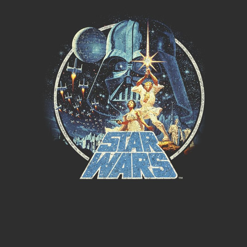 Men's Star Wars Classic Scene Circle T-Shirt, 2 of 6