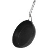 The Rock By Starfrit 12" Aluminum Fry Pan with Stainless Steel Handle Black: Dishwasher-Safe, Gas & Electric Compatible - 2 of 3