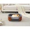 Gulches 12in H x 22in W x 18in D NordicRest Pet Sofa Dark Gray X Walnut 1 Pack Small Dog Livestock Supplies Product type - 3 of 4