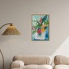 Art Remedy Tropical Flower Bag Vase Paintings Framed - 2 of 4