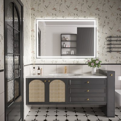Tempered Glass Bathroom Mirror