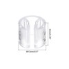 Unique Bargains Plastic Reusable Easy to Recognize Clothes Hanger Sizer Marker Garment Color Coding Clear 100 Pcs - 2 of 4