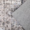 Washable Area Rug Distressed Oriental Print Non-Slip Carpet for Living Room Bedroom Dining Room Ultra Durable and Non-Shedding Floor Mat - 3 of 4