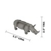 Collectible Wildlife Gifts | Rhino, White Rhinoceros, Museum Quality Plastic Animal Toy, Realistic Hand Painted  Model, Gift,  5 1/2"  M079-B644 - 2 of 4