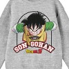 Dragon Ball Z Son Goku Crew Neck Long Sleeve Athletic Heather Youth Sweatshirt - 2 of 2