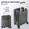 SUGIFT 20” Hardside Carry On Luggage with Spinner Wheels, Lightweight Suitcase with TSA Lock, Front Laptop Compartment - 2 of 4