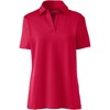 Lands' End Women's Short Sleeve Rapid Dry Sport Neck Polo Shirt - 2 of 3