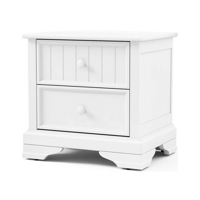 Royal Hampton Nightstand 2 Drawers w Round Knobs, 24 Inch