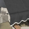 Resenkos Patio Awning, Outdoor Sun Shade Shelter Cover Awnings,10' x 4' Manual Retractable Awning, Non-Screw Patio Awning, UV Resistant, - 2 of 4