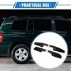 Unique Bargains Car Roof Rack Side Rails End Cover Cap Compatible for Toyota Highlander 2001-2007 Black 4pcs - 2 of 4