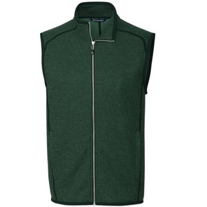 Cutter & Buck Mainsail Sweater-Knit Mens Full Zip Vest - 1 of 2