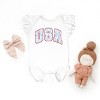 The Juniper Shop USA Blue Willow Flutter Sleeve Bodysuit - 2 of 4