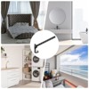 Unique Bargains Wall Mount Foldable Clothes Coat Hanger Drying Rack Hooks - 4 of 4