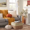 Boucle Pumpkin Shaped Throw Pillow - Threshold™ - image 2 of 3