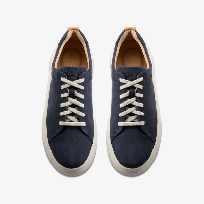 Женские кроссовки Clarks Womens Hollyhock Walk Navy Nubuck Sneakers 6.5 Medium — фото 7