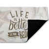 Stupell Industries Better At Beach Seashells Printed Outdoor Door Mat, design by Kim Allen, 18"x30" - 2 of 4