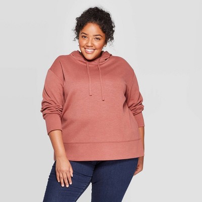 plus size pullover hoodie