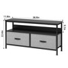 Homhougo TV Stand for TVs up to 50" Black - 2 of 4