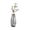 Glass Vase - Handcrafted Decorative Flower Vase for Home, Office & Living Room - Modern Glam Table Centerpiece - 15" Black - 4 of 4