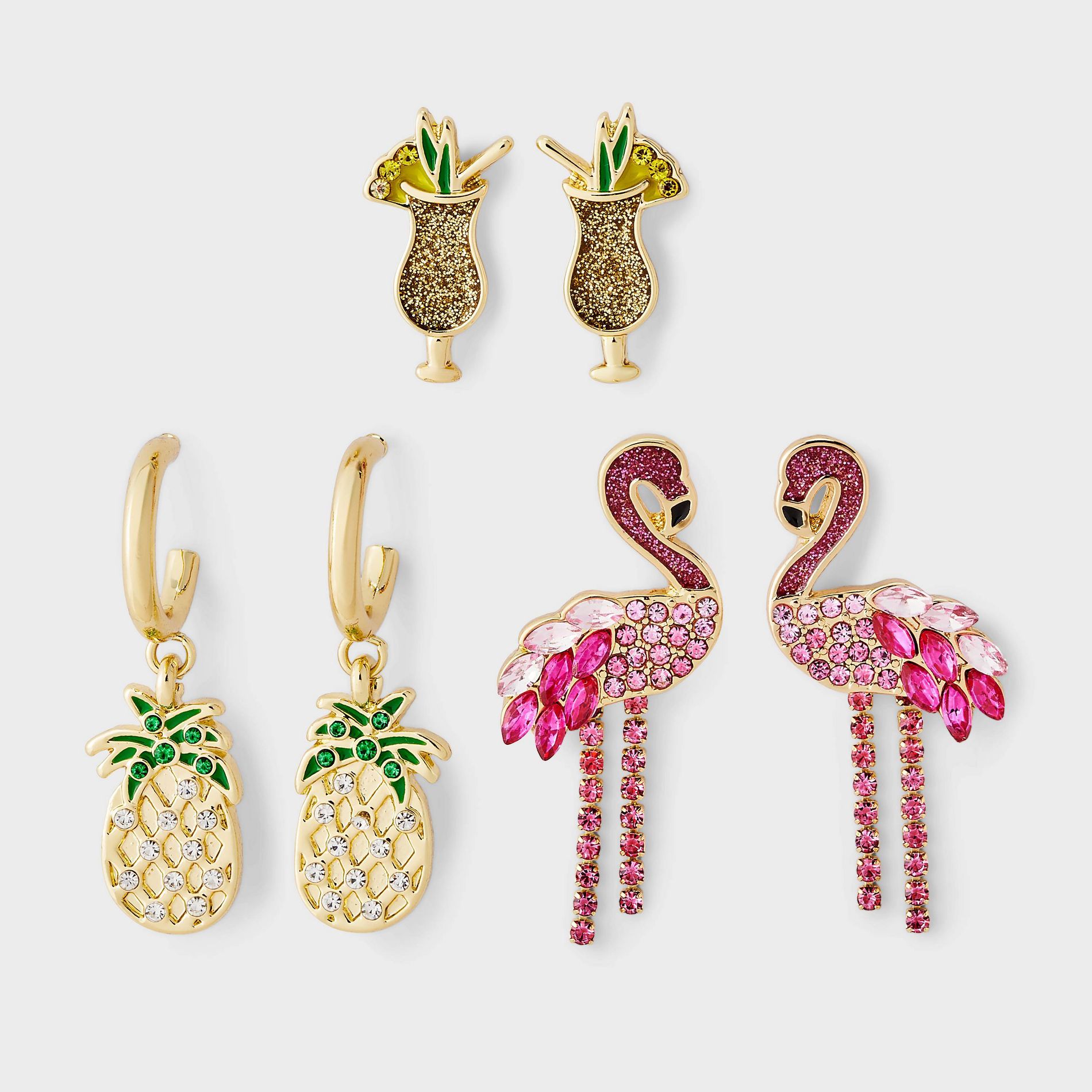 SUGARFIX by BaubleBar Paradise Getaway Earring Set - Multicolor