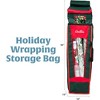 SCS Wrapping Paper and Bow Heavy Duty Woven Decoration Storage Bag Container - Multi Compartment  XL Capacity  Water Resistant w Handles - 4 of 4