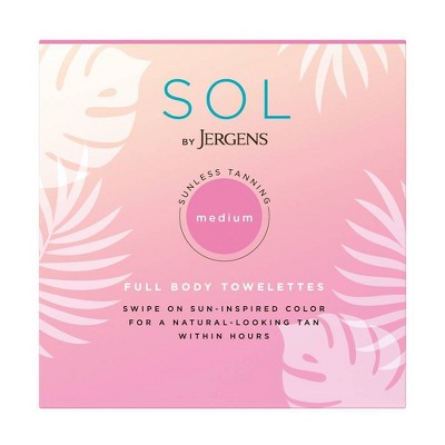 SOL By Jergens Medium Body Towlettes - 6ct