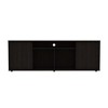 Wood 2-Piece Living Room Set with 63.4" TV Stand, Bar Cart, and Easy Assembly for Living Room and Bedroom - 2 of 4