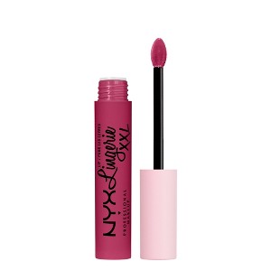 NYX Professional Makeup Lip Lingerie XXL Smooth Matte Liquid Lipstick - 16hr Longwear - 0.13 fl oz - 1 of 4