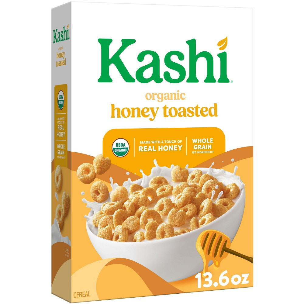 Kashi Organic Honey Toasted Oat Breakfast Cereal - 13.6oz