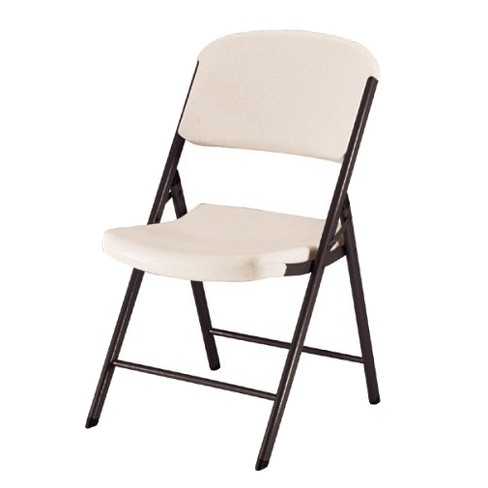 4 Piece Heavy Duty Folding Chair Almond Lifetime