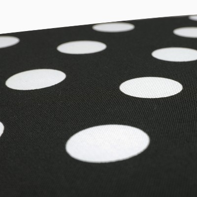 Black and White Polka Dot Outdoor Throw Pillows Set