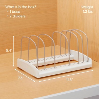YouCopia StoreMore Bakeware Rack: Non-Slip Kitchen Organizer with Multi-Compartments for Cabinet & Pantry Storage — фото 5