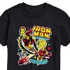 Men's - Marvel - Iron Man Sticker Style Short Sleeve Graphic T-Shirt - 2 of 4
