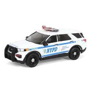 1/64 2020 NYPD Ford Police Interceptor Utility with Squad Decal Sheet 42776 - 1 of 4